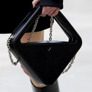 COPERNI APP BAG, BLACK SHEEPSKIN LEATHER, LARGE